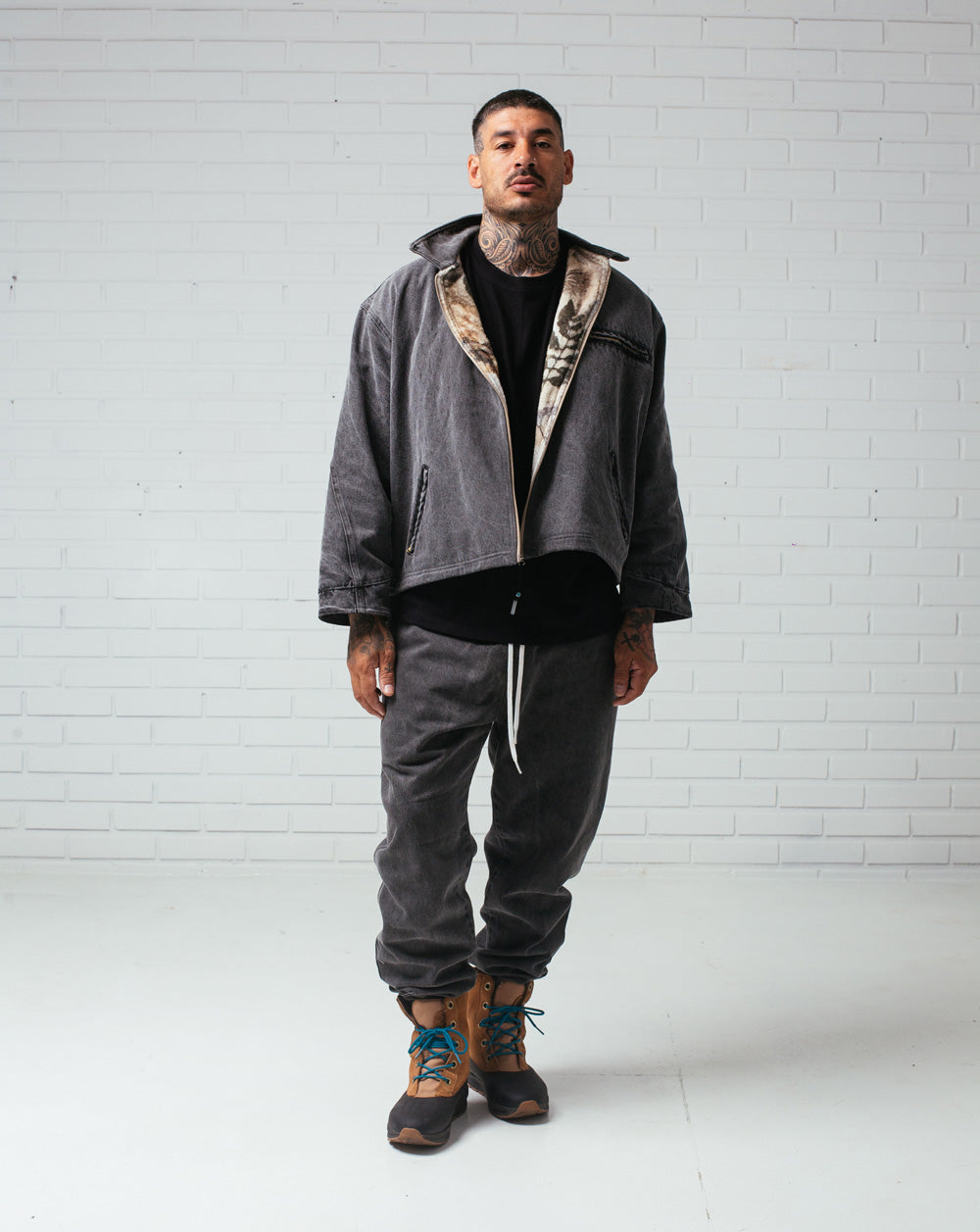 Twill Pants Gray