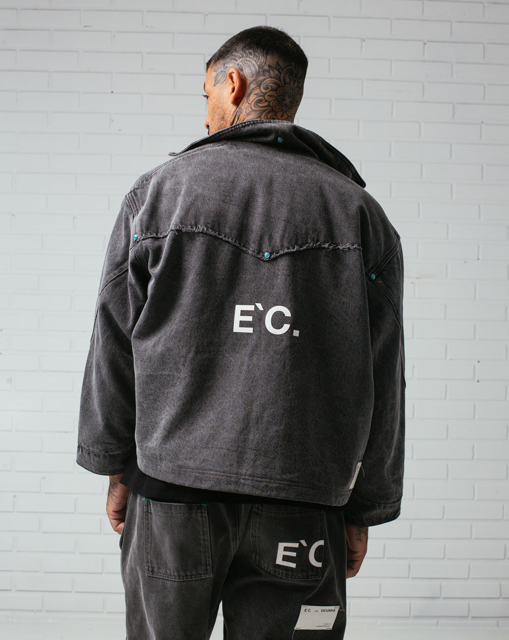Double Face Jacket Gray / Camo