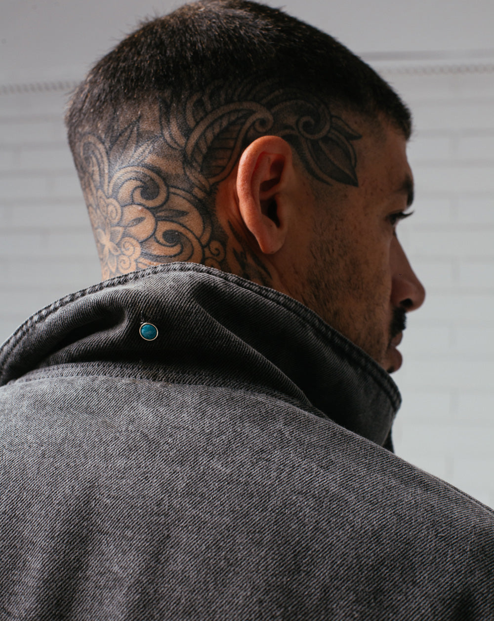 Double Face Jacket Gray / Camo