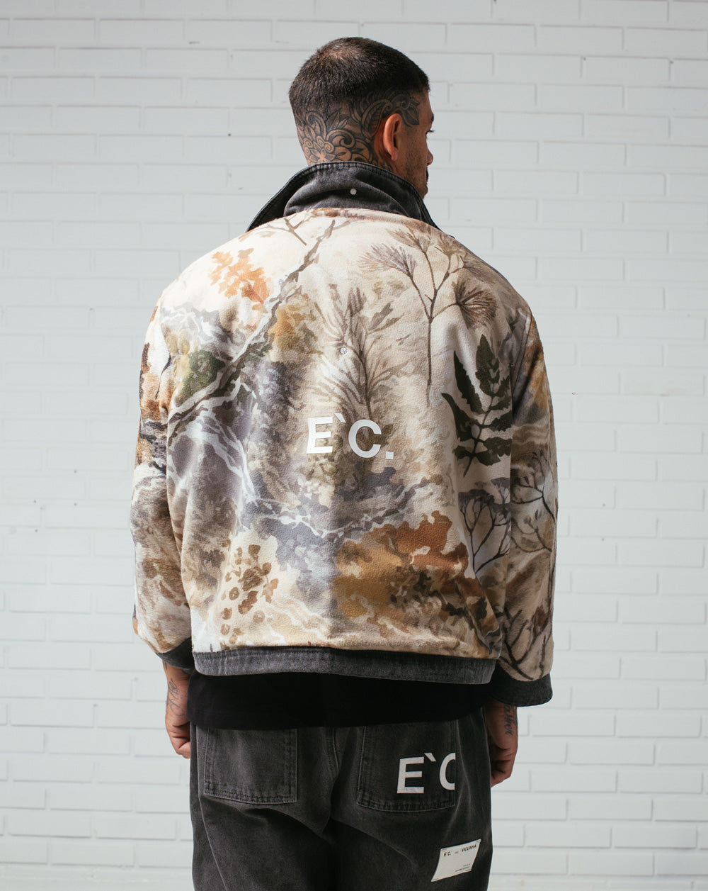 Double Face Jacket Gray / Camo