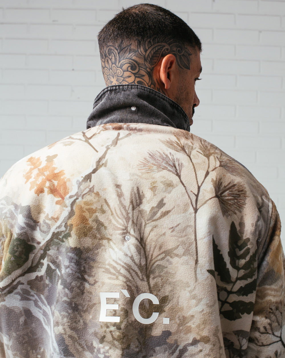 Double Face Jacket Gray / Camo