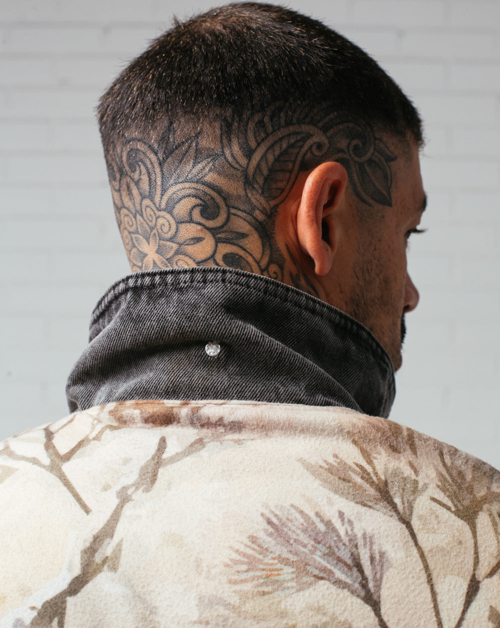Double Face Jacket Gray / Camo