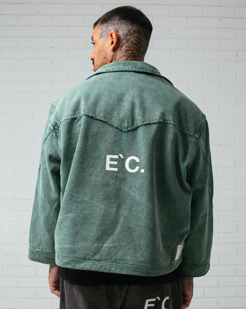Double Face Jacket Green / Camo
