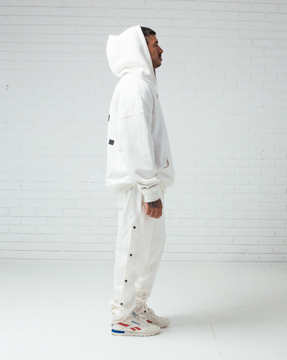 Button Sweatpants Off White