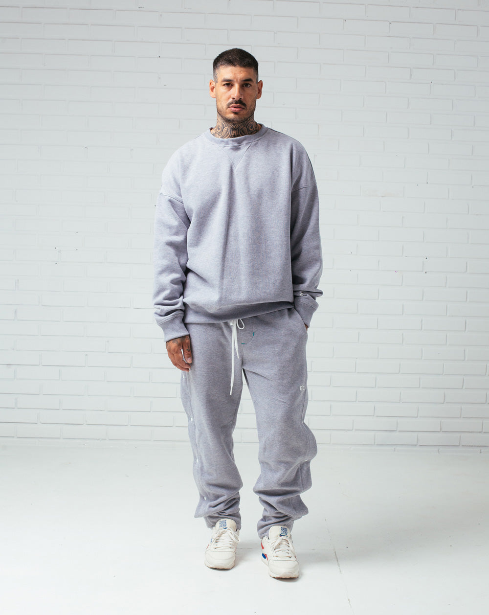 Button Sweatpants Gray