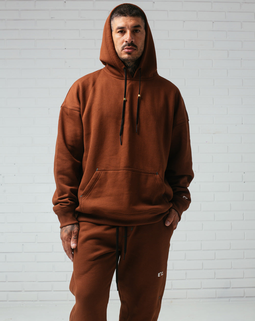 Hoodie Sweatshirt Brown