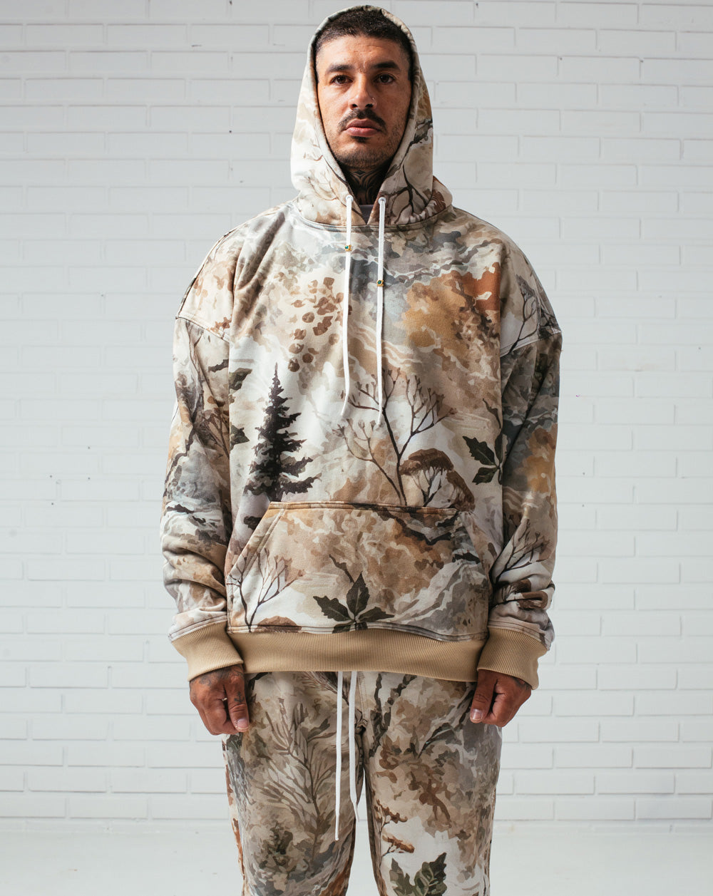 Hoodie Sweatshirt Camo