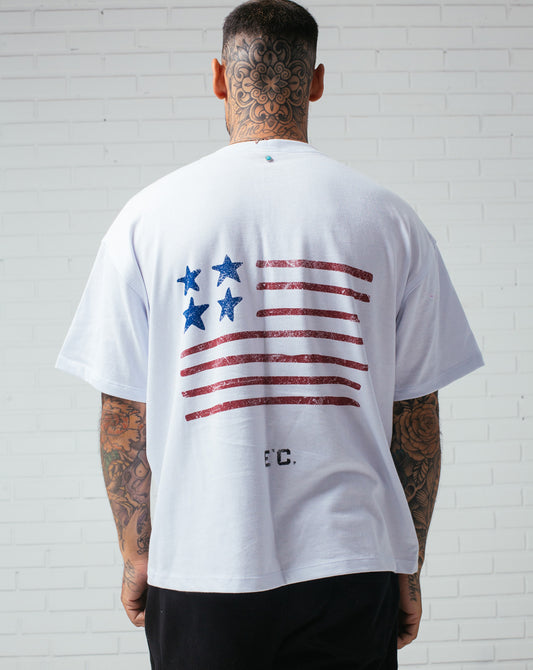 Flag Tee White