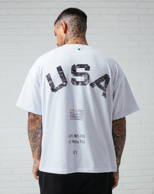 USA Tee White