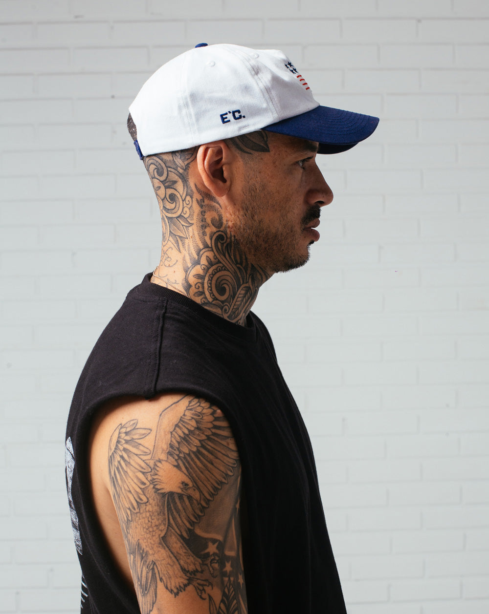 Flag Cap White / Blue