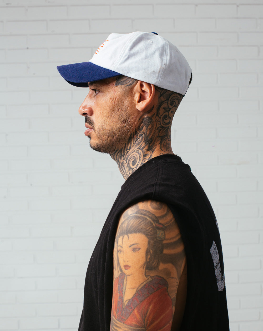 Flag Cap White / Blue