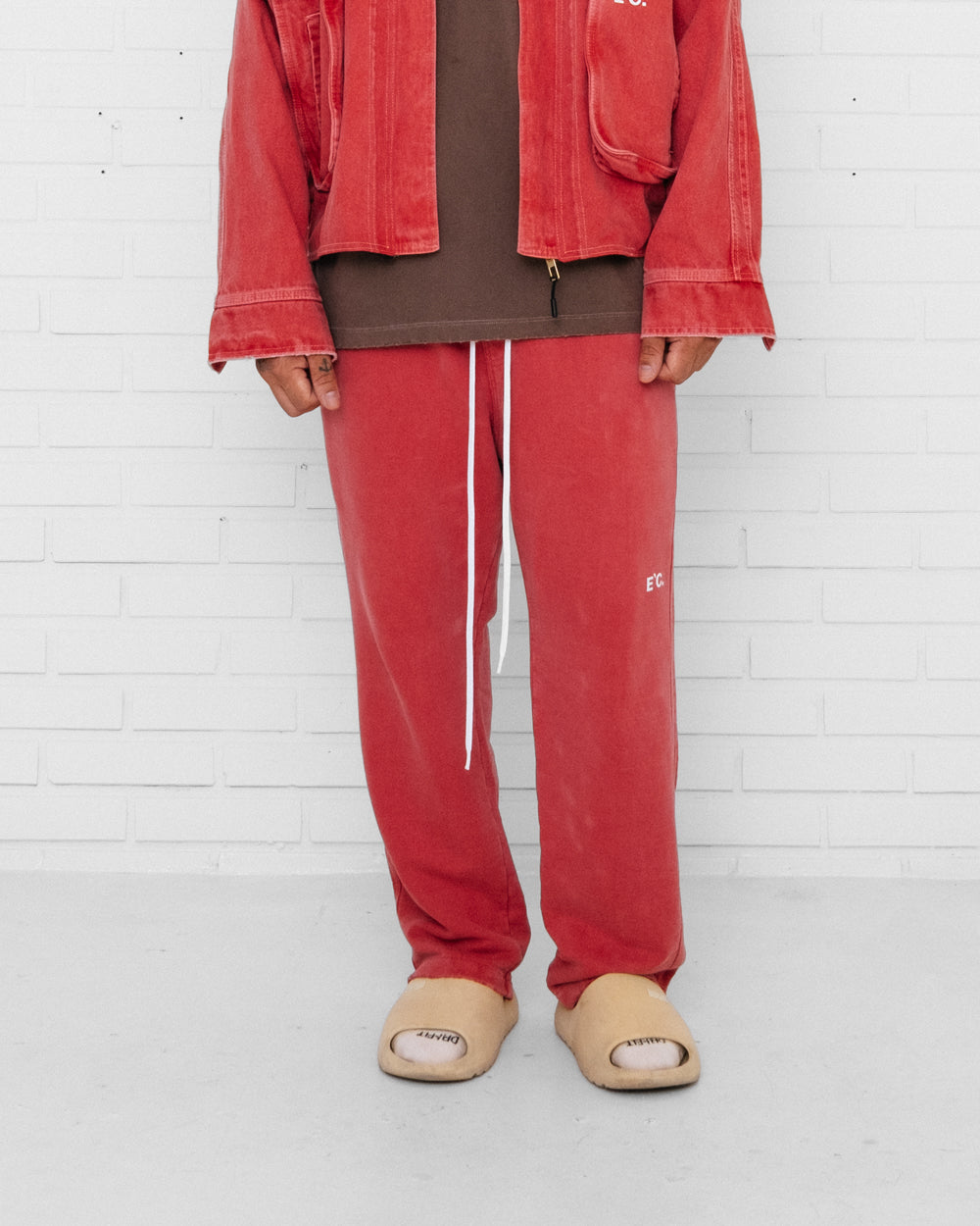 Standard Sweatpants Washed Red