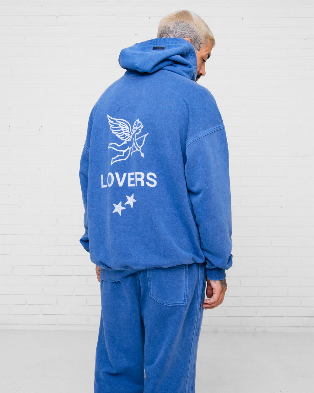 Standard Hoodie Washed Blue