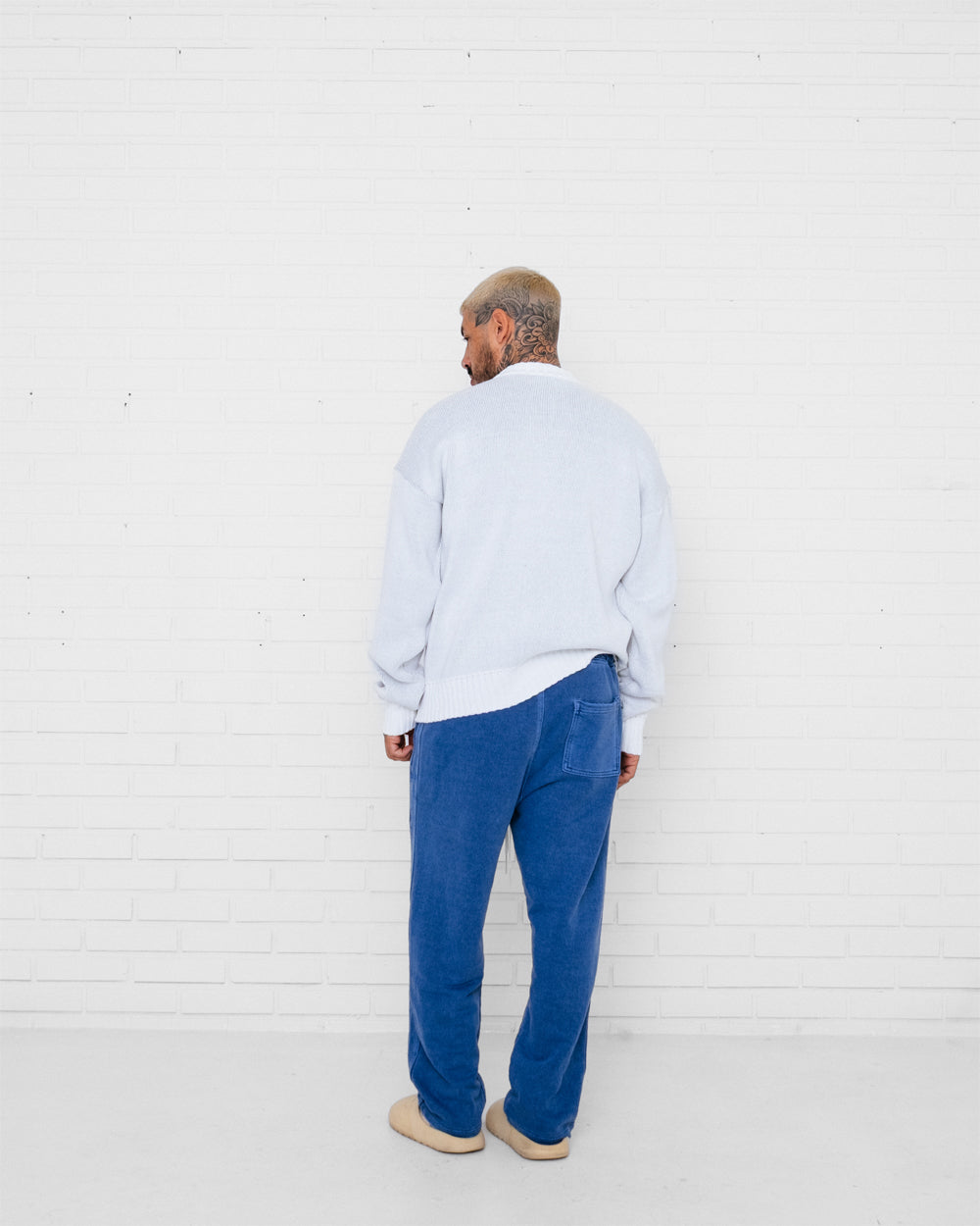 E`C. Knitted Sweater Off White
