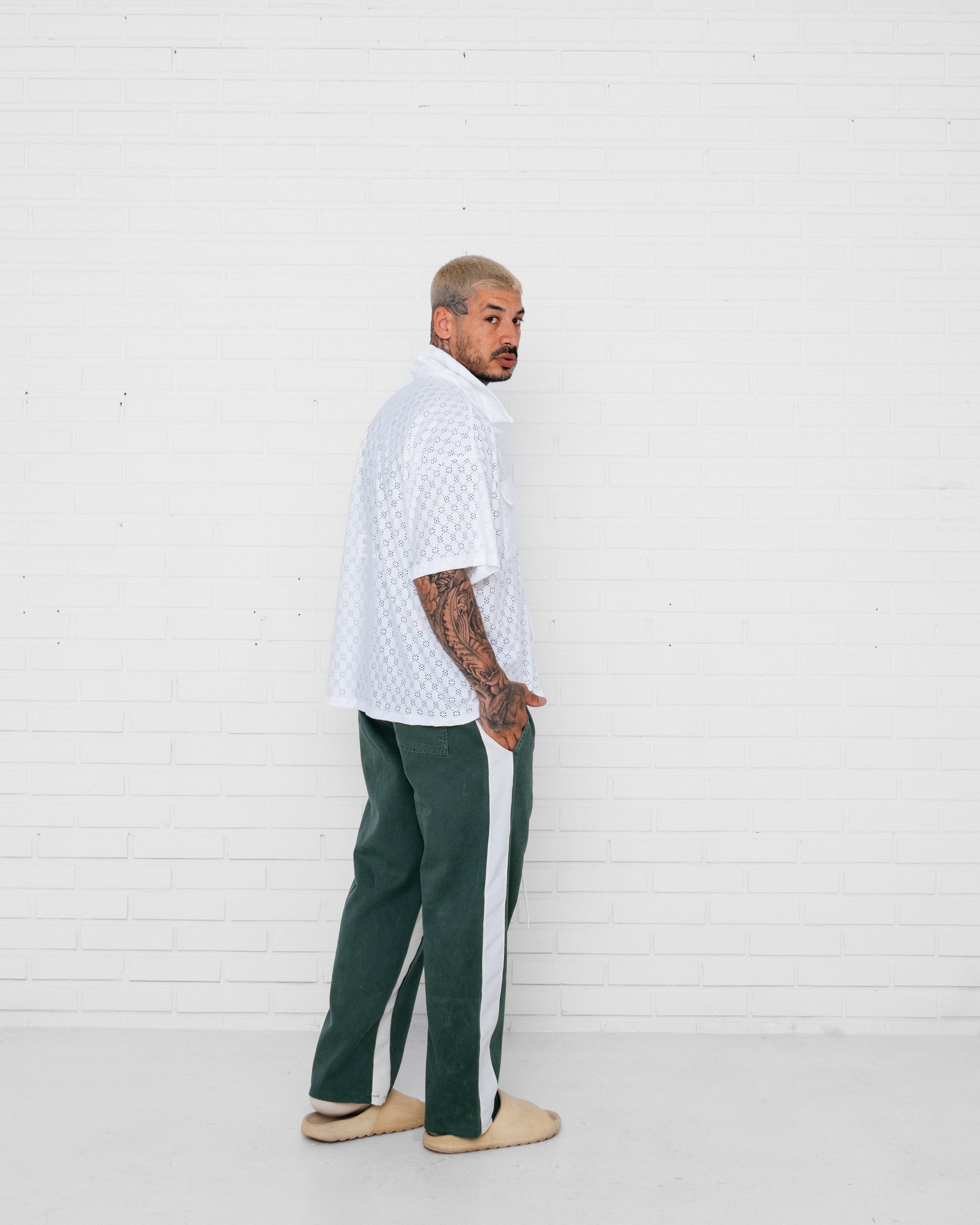 Twill Pants Green