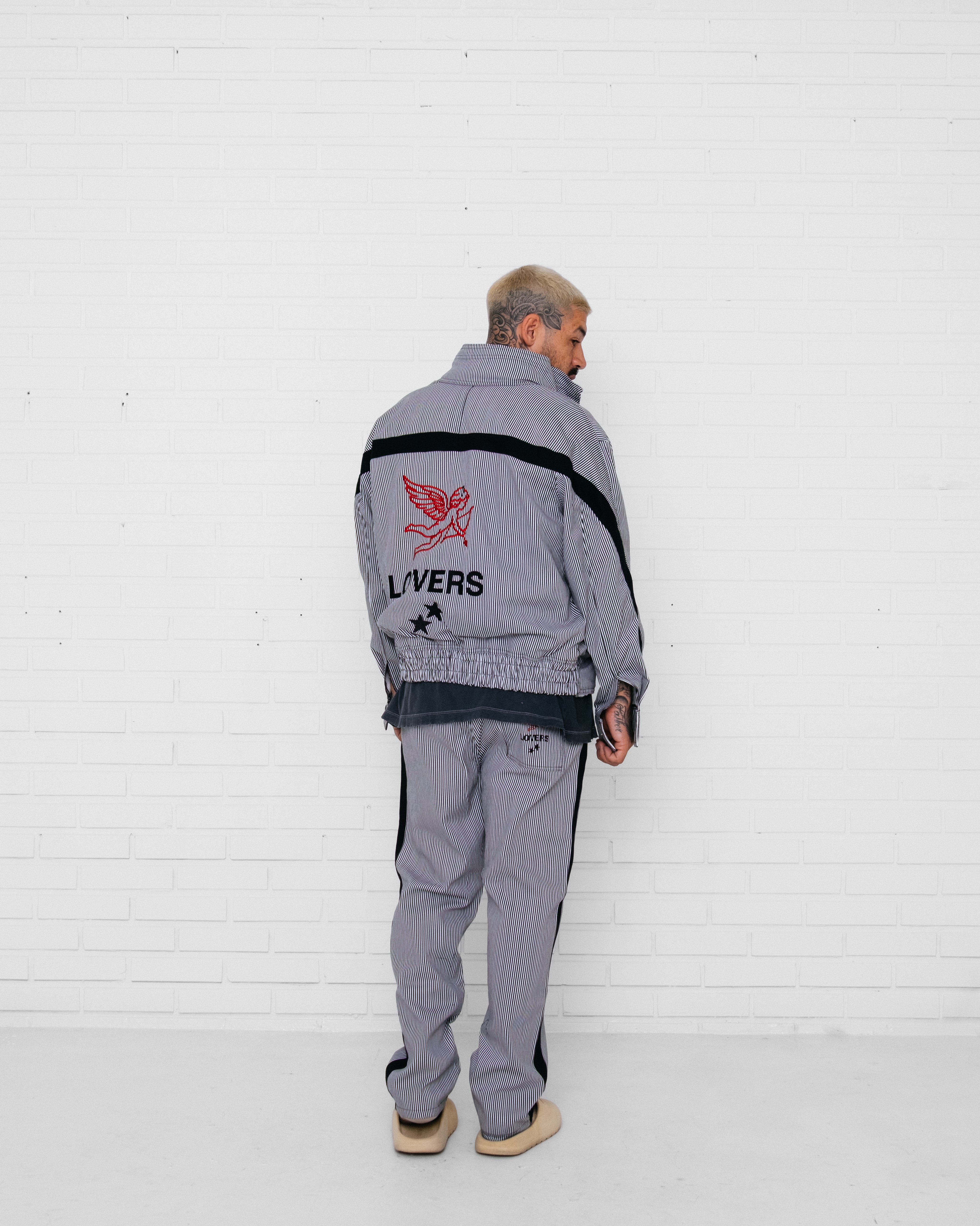 Twill Pants Striped BW
