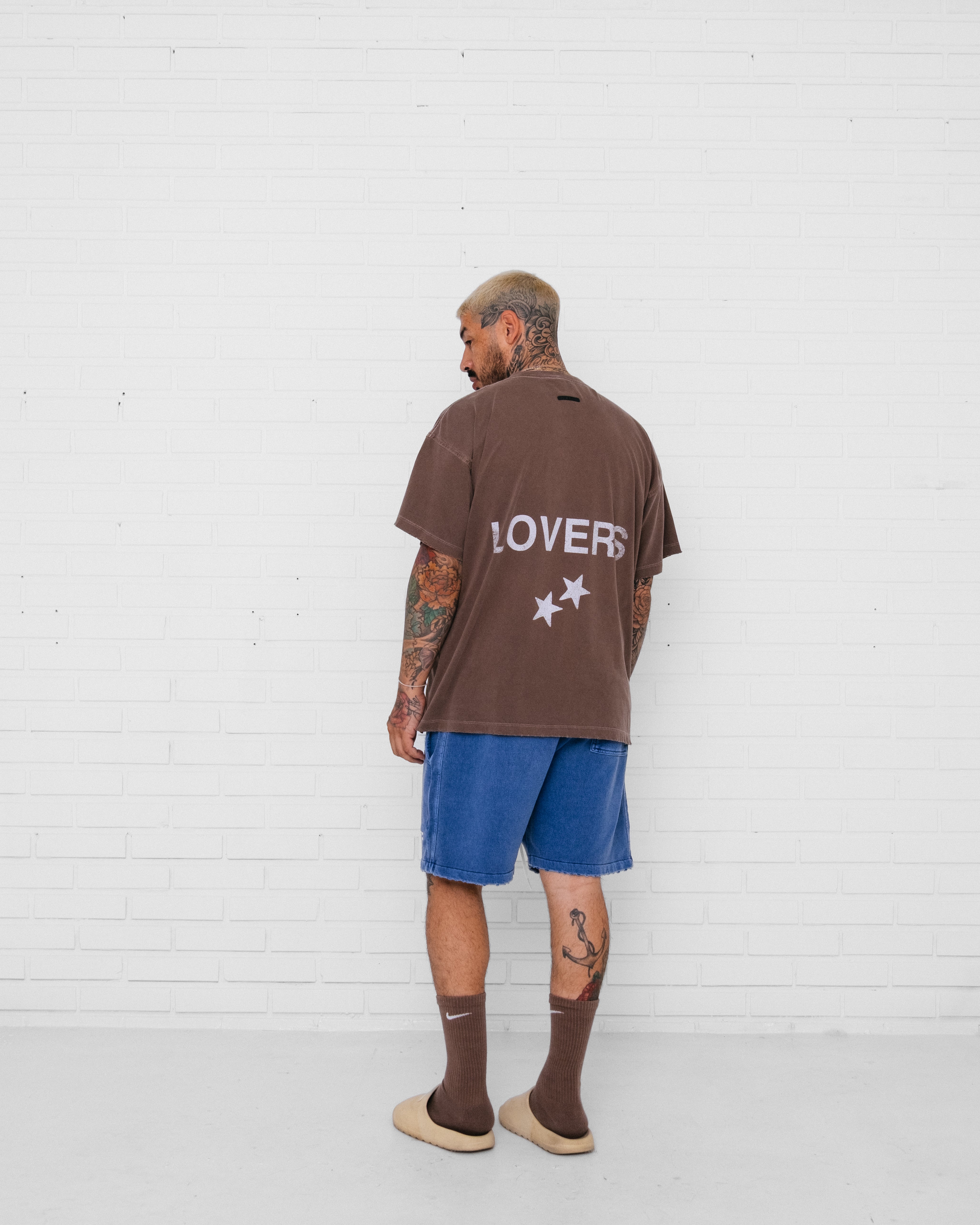 Washed Tee Brown