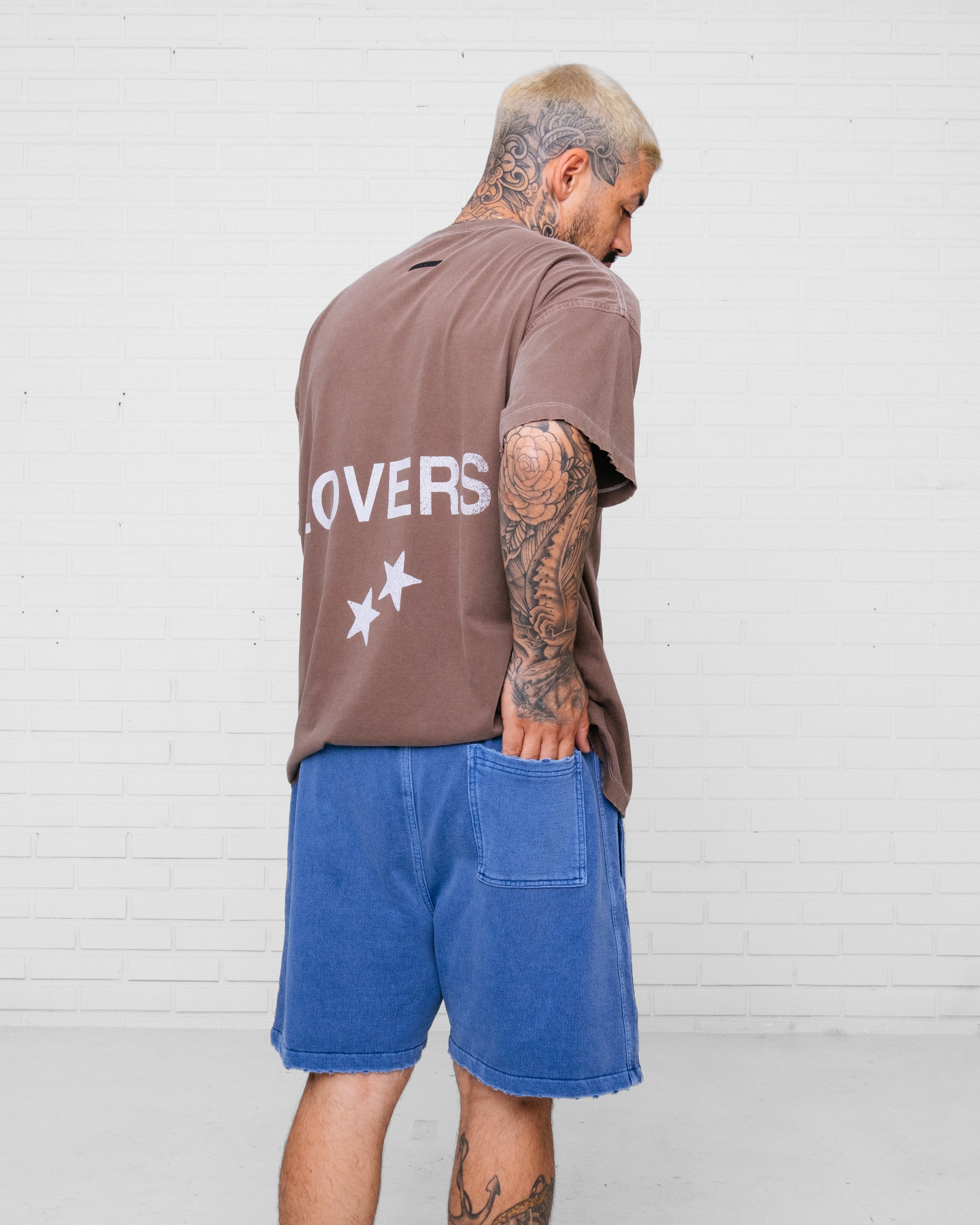 Standard Shorts Washed Blue