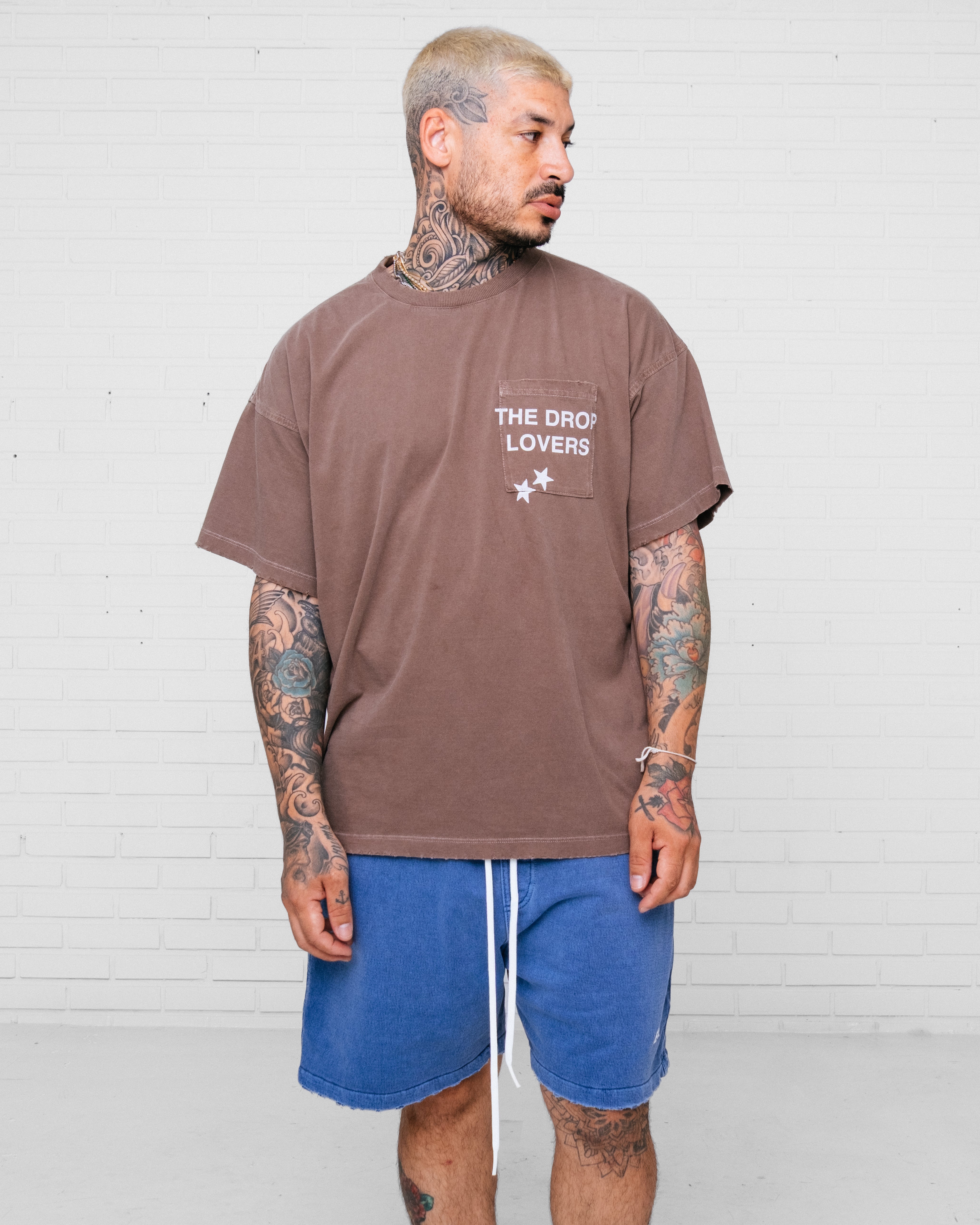 Washed Tee Brown