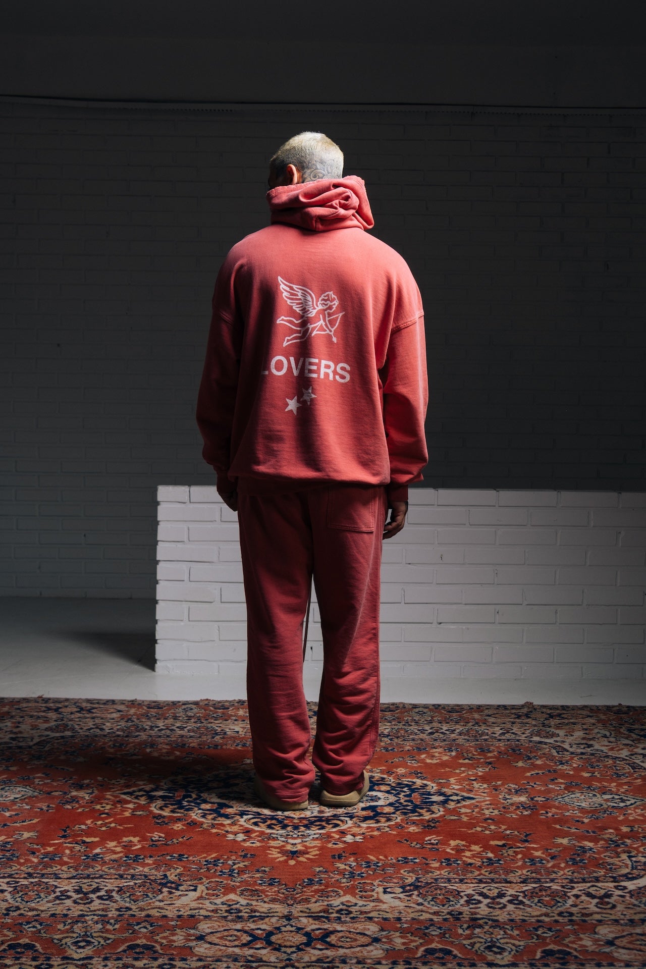 Standard Hoodie Washed Red