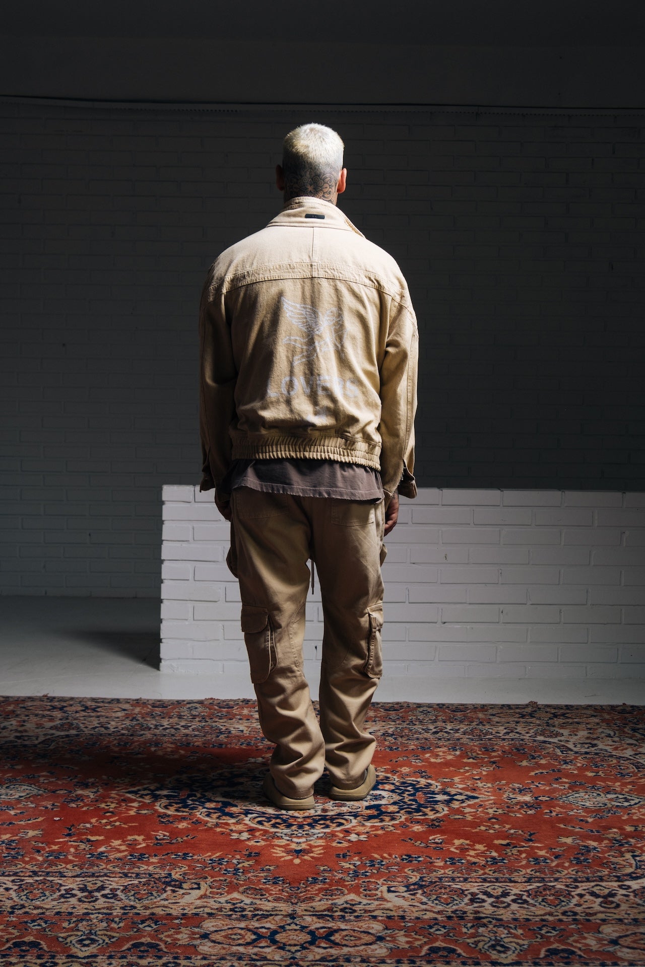 Trucker Jacket Washed Beige