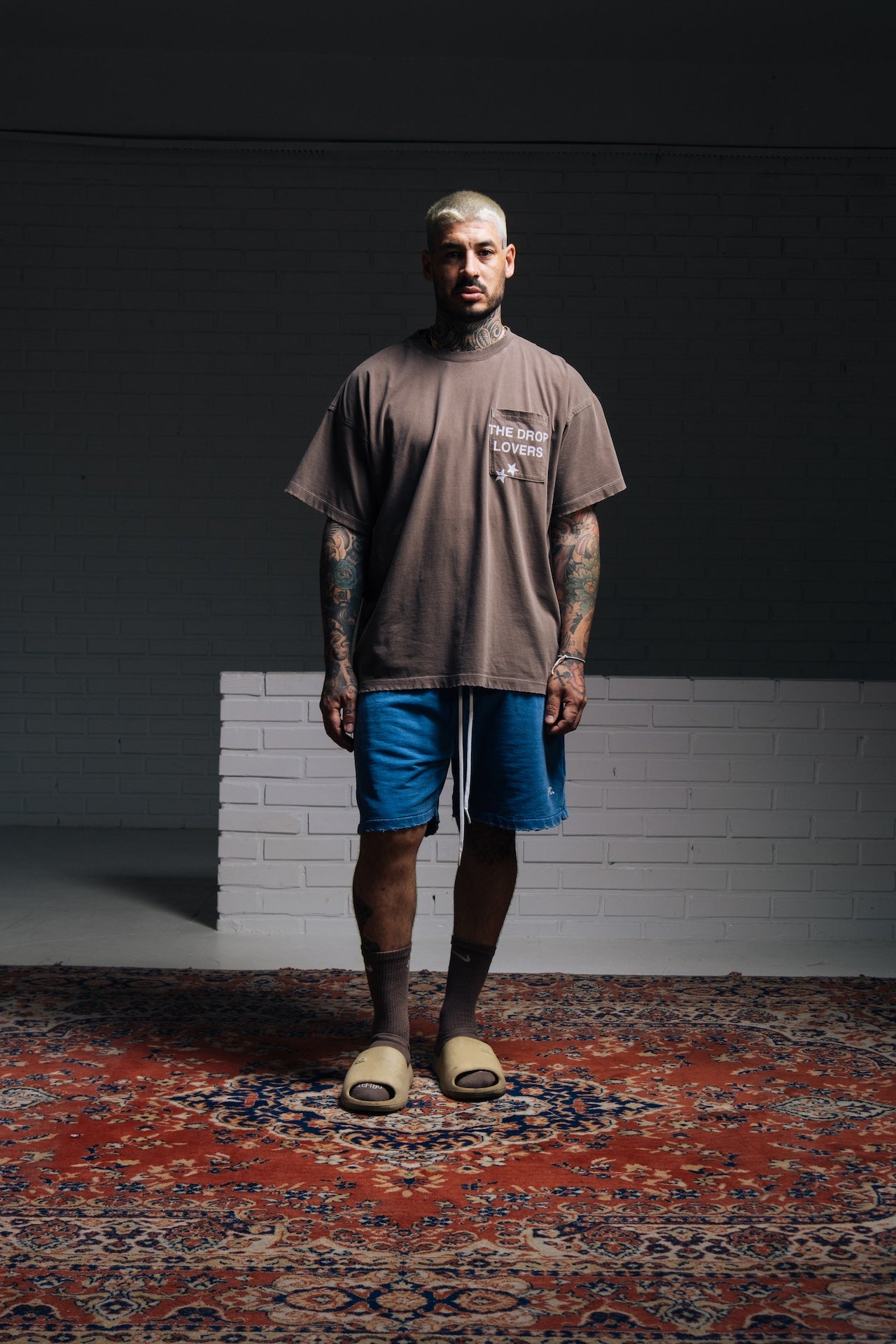 Standard Shorts Washed Blue