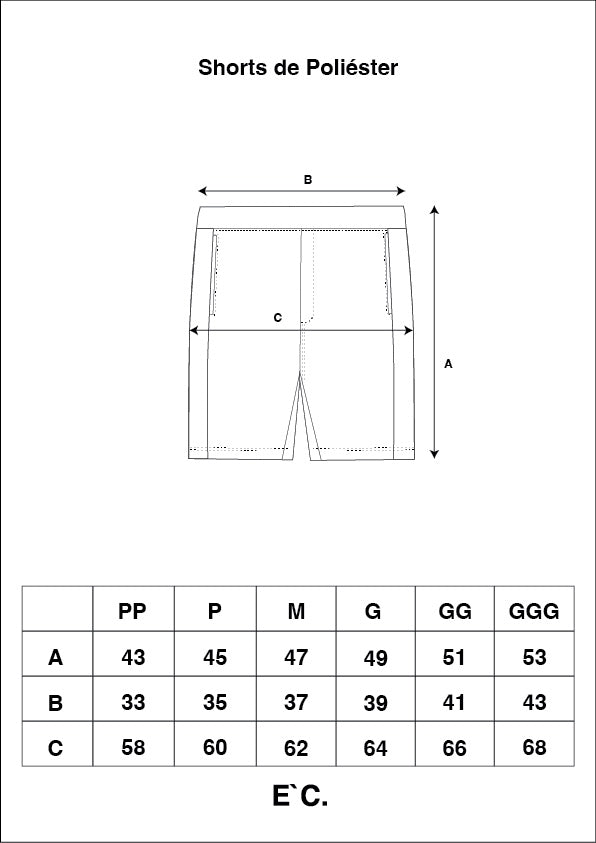 Shorts Básico Preto E`C.