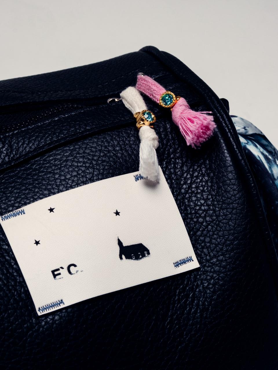 Leather Custom Bag E`C. Black