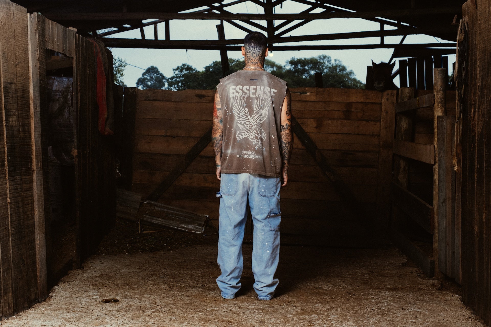 Destroyed Muscle Tank E`C. Brown