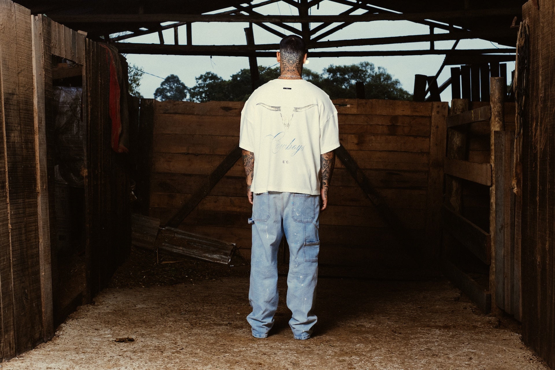 Tee Cowboys E`C. Off White