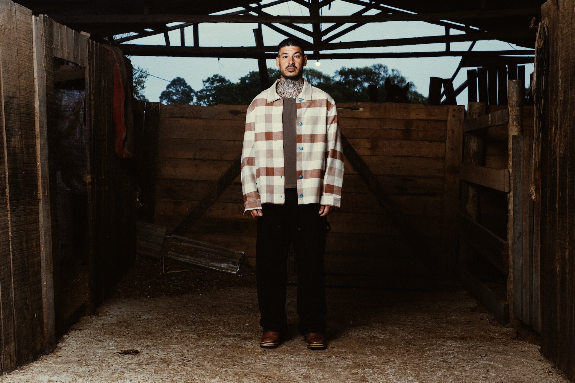 Overshirt Cowboys E`C. Camel