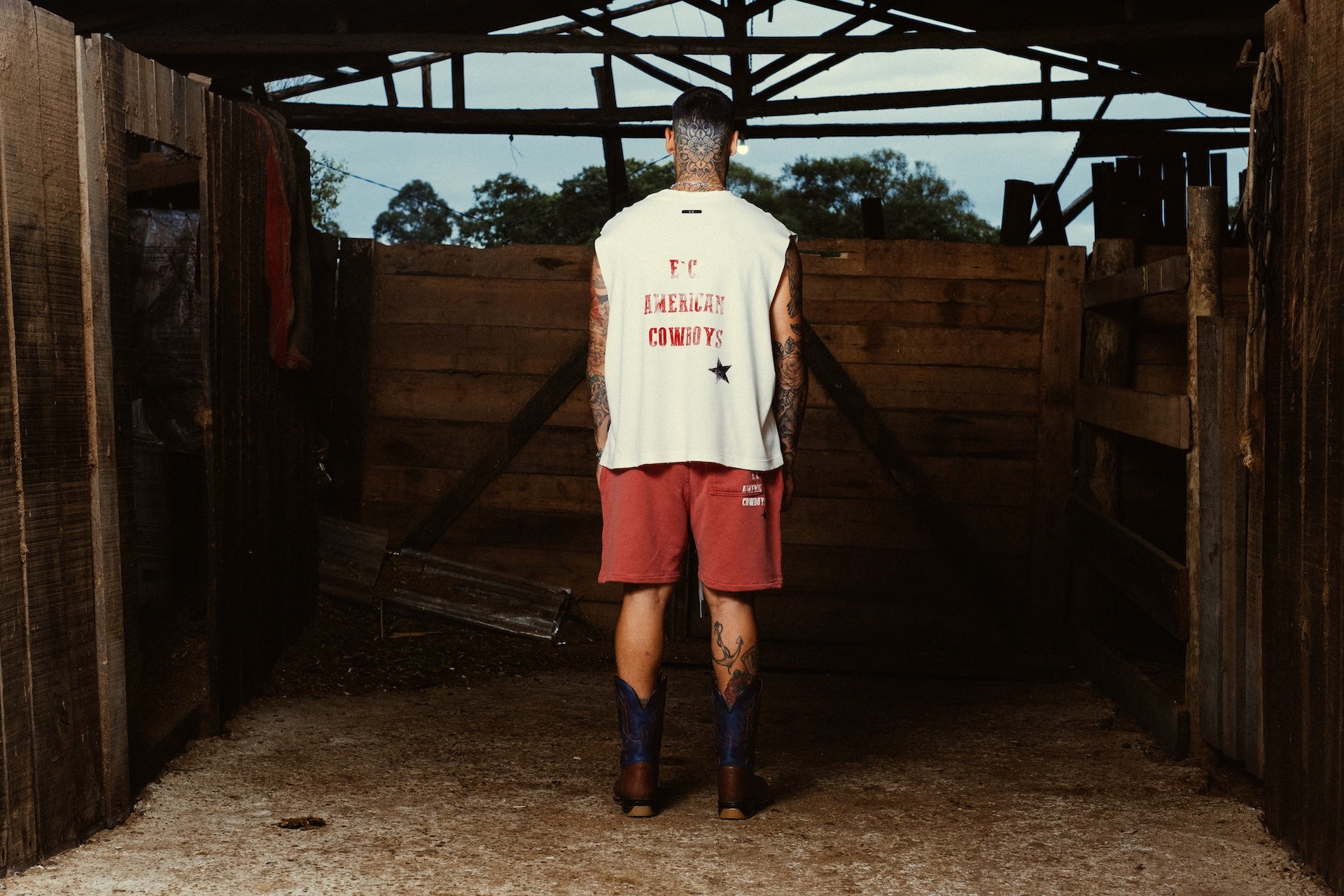 Sweatshort Old West E`C. Red