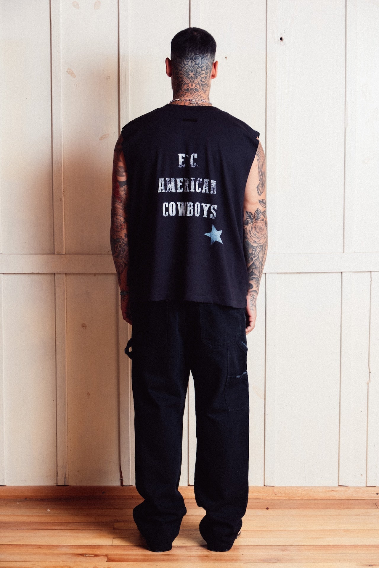 Muscle Tank American Cowboys E`C. Black