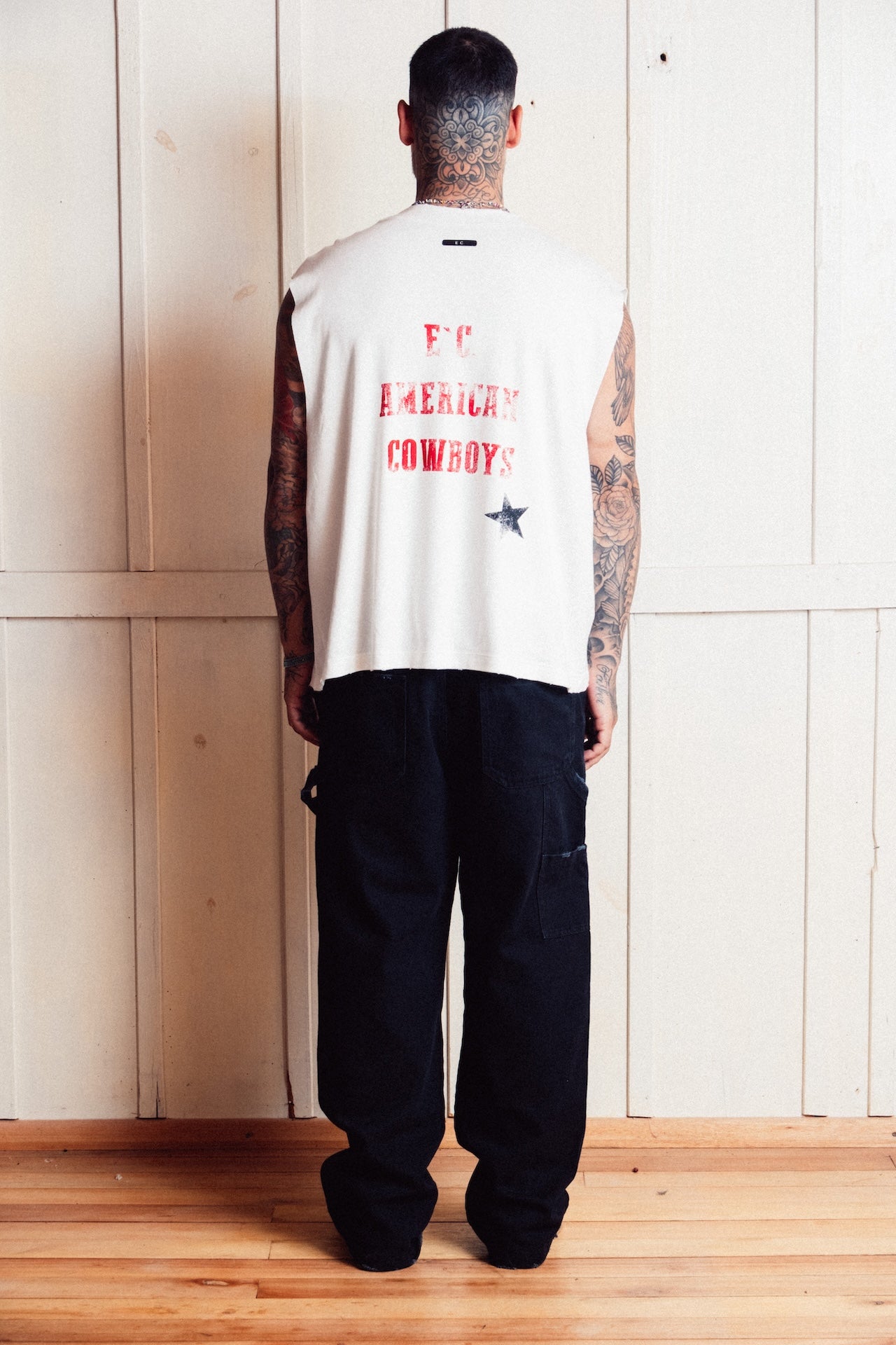 Muscle Tank American Cowboys E`C. Off White