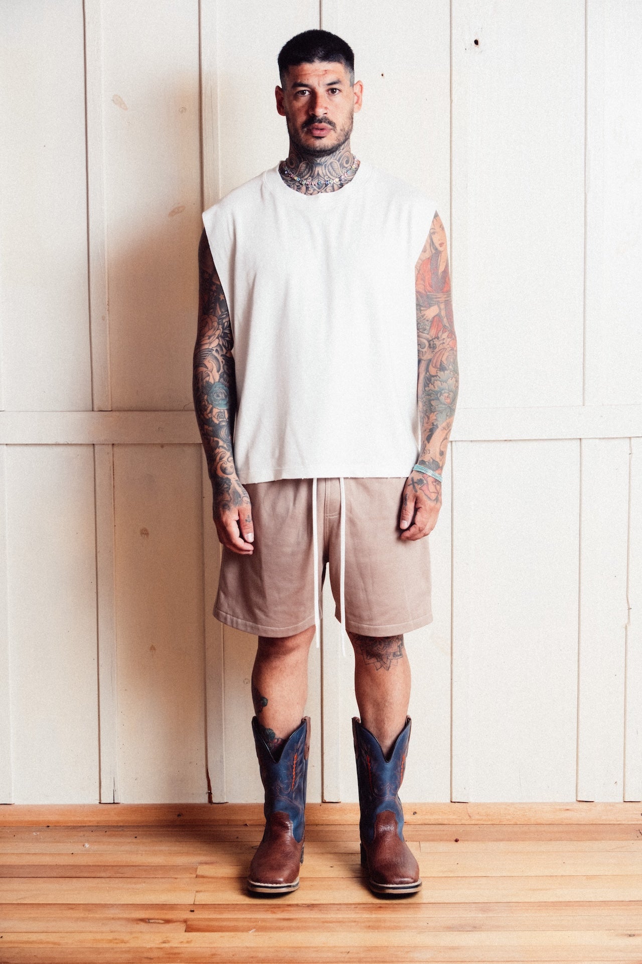 Terry Shorts E`C. Camel