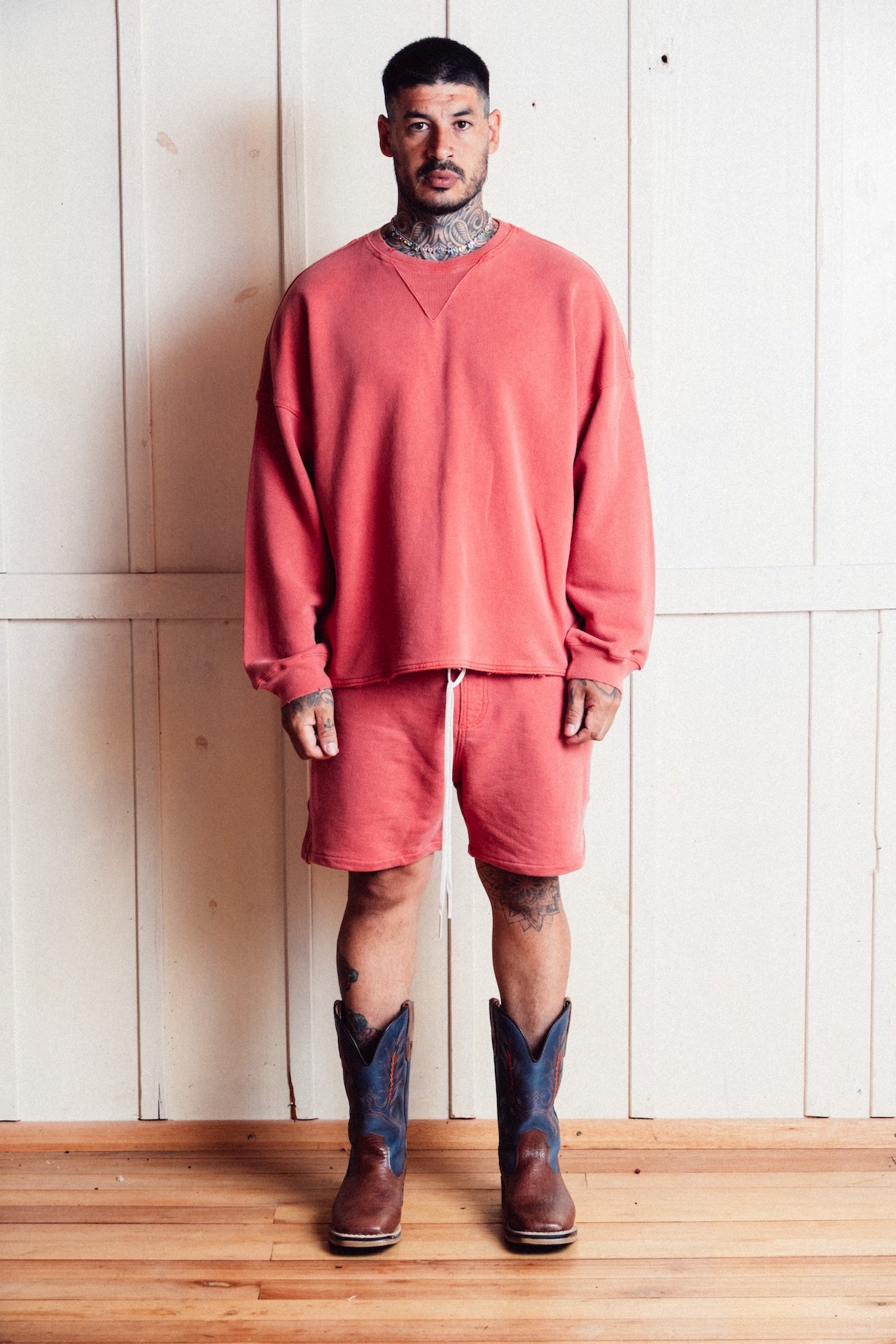Crewneck Rode`o E`C. Red