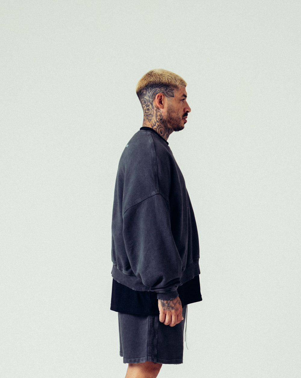 A`S. Crewneck Sweatshirt Gray