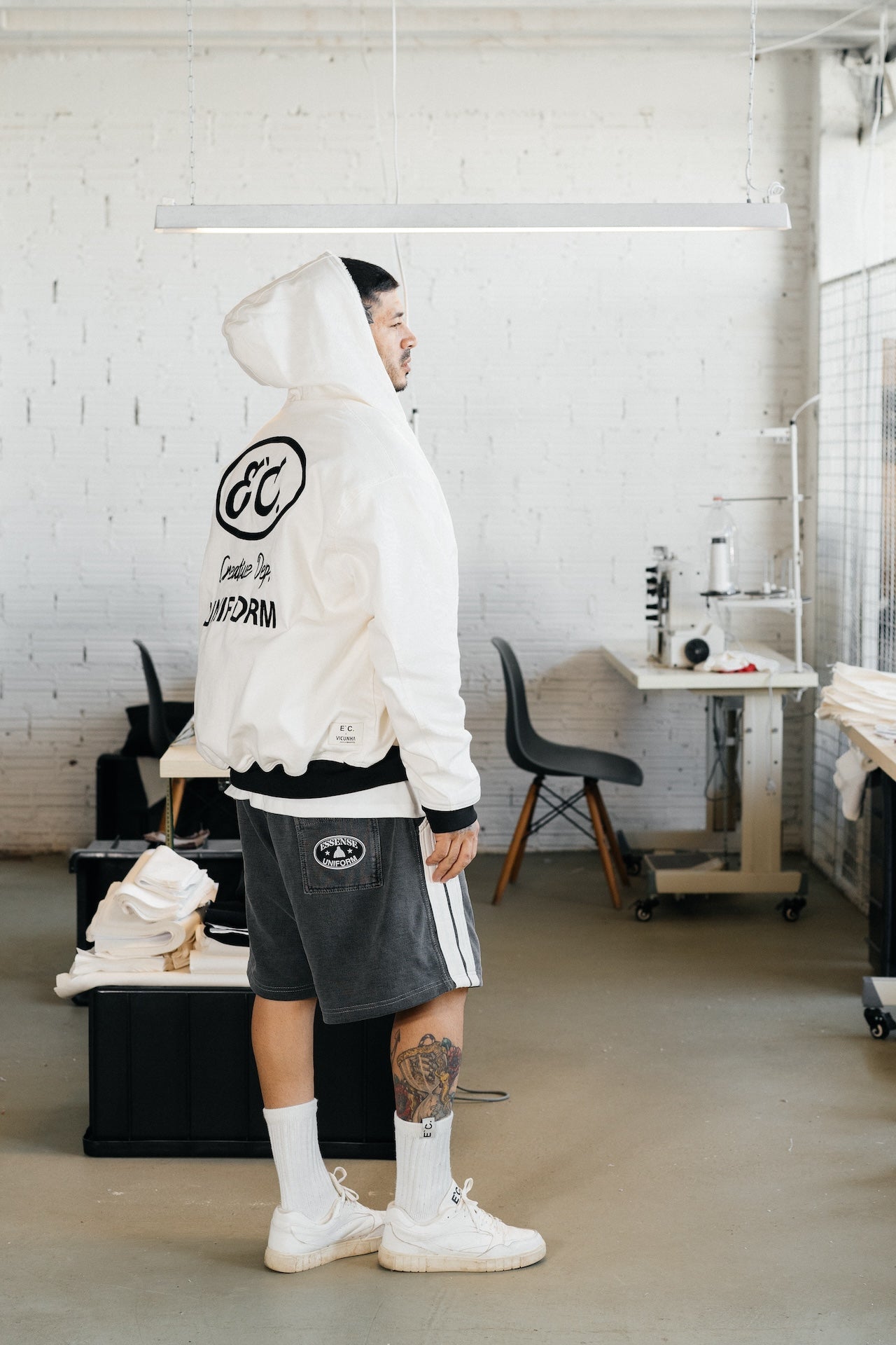 Jaqueta de Sarja E`C. - Off White