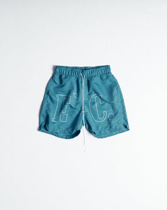 Shorts LOGO E`C. Turquoise Green