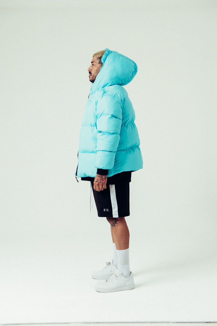 Secret Puffer Jacket Blue