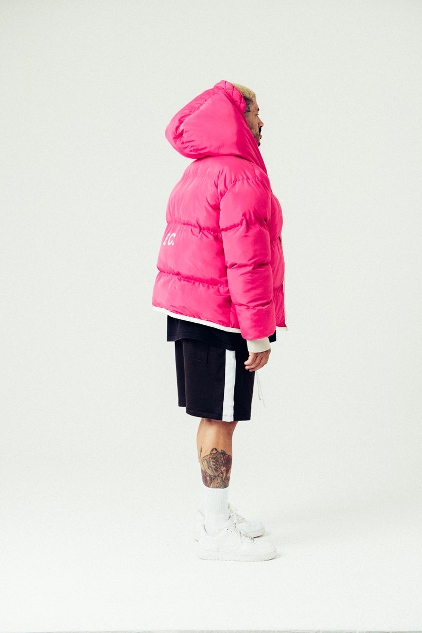Secret Puffer Jacket Pink