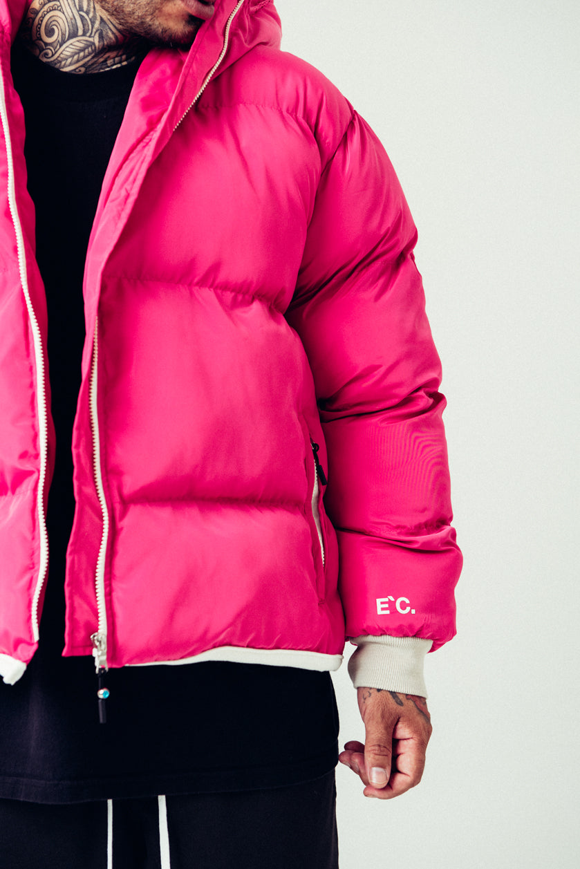 Secret Puffer Jacket Pink