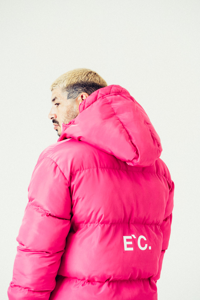 Secret Puffer Jacket Pink