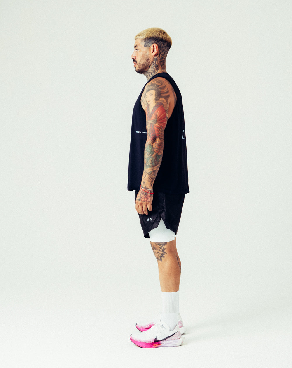A`S. Shorts Black
