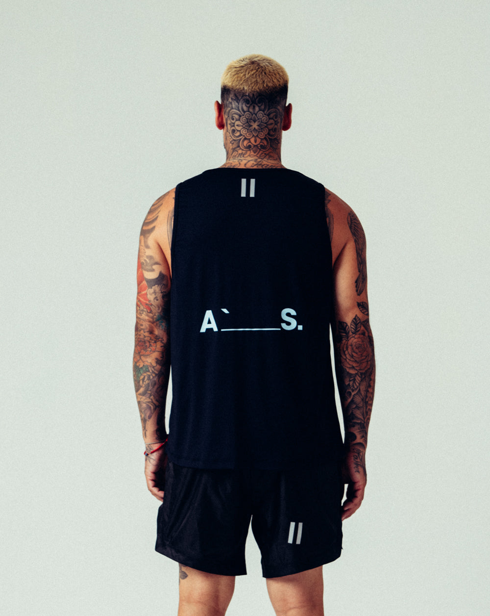 A`S. Shorts Black