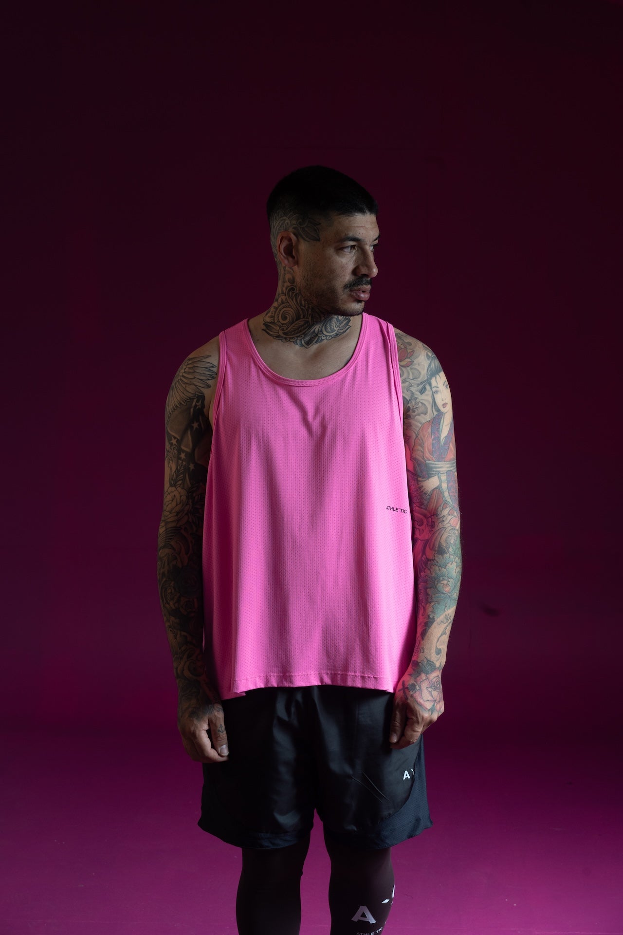 Regata Dry Fit Cavada Athle`tic. - Rosa