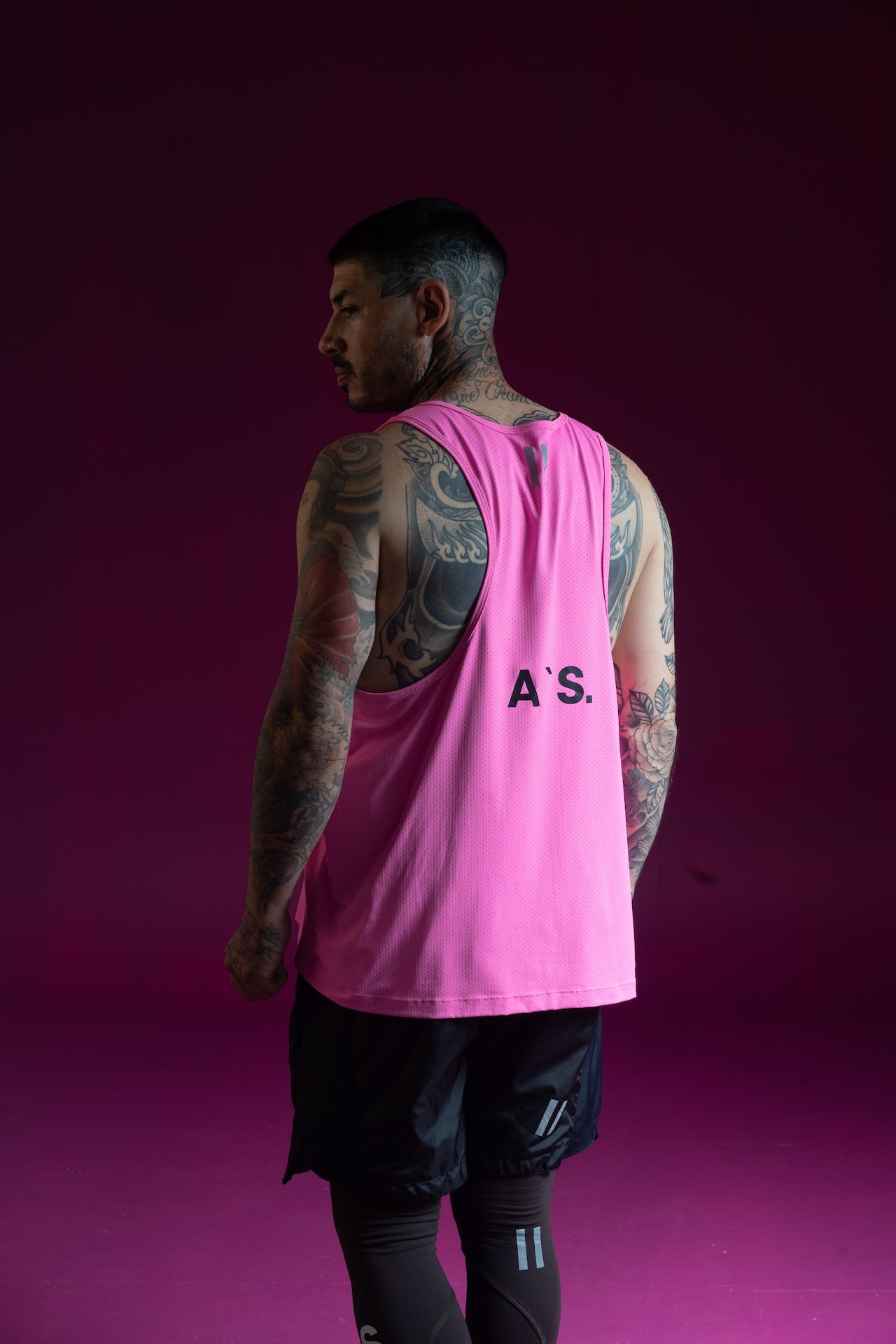 Regata Dry Fit Cavada Athle`tic. - Rosa