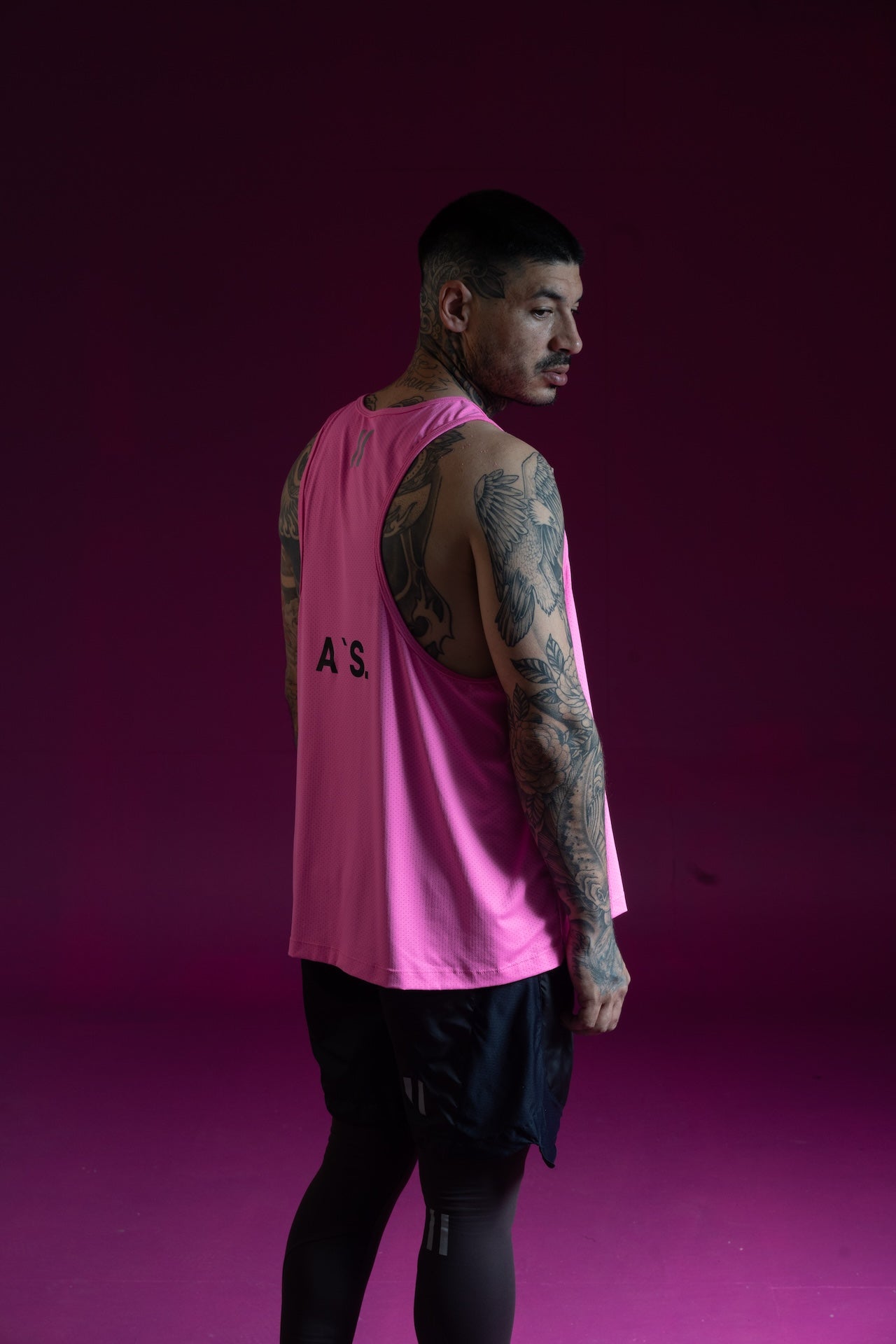 Regata Dry Fit Cavada Athle`tic. - Rosa